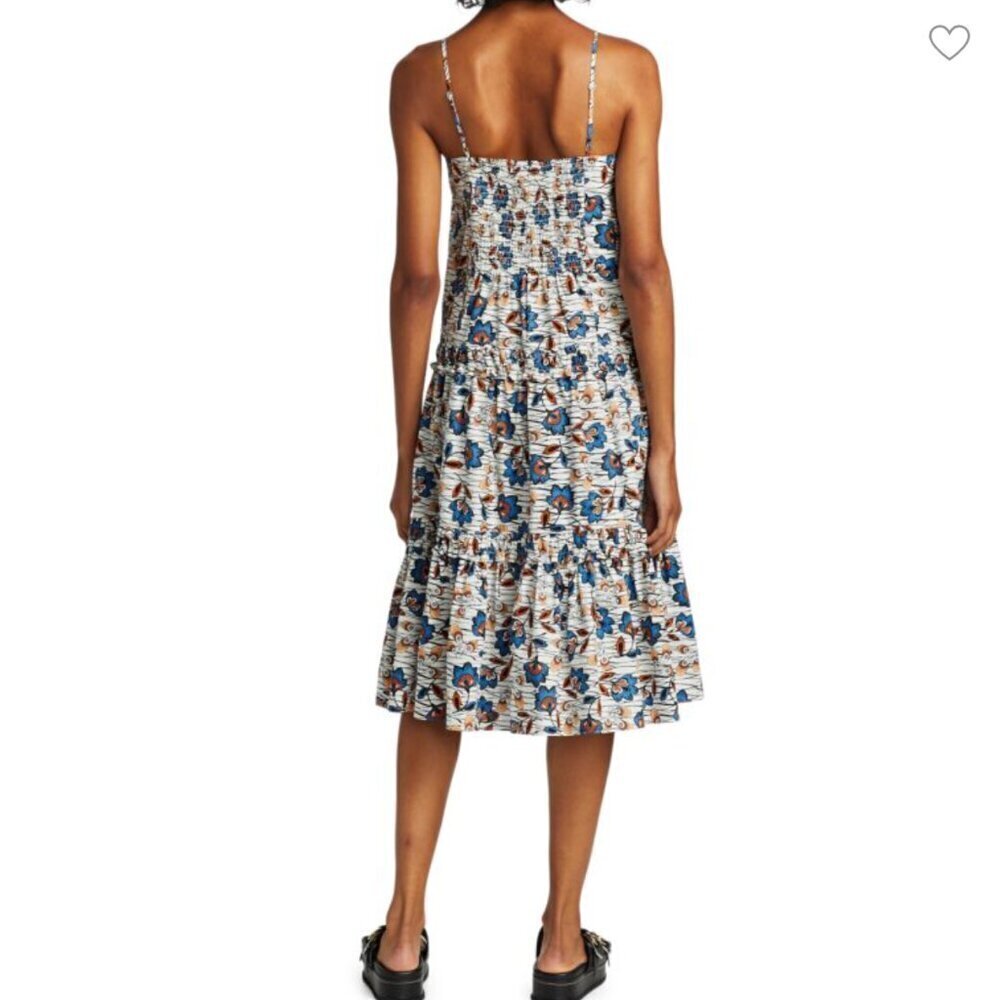Derek Lam 10 Crosby Poplin Cotton Odile Midi Dress NWT Size 2 - Picture 3 of 10